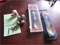 Collectible Spoons and Thimbles