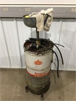 Amoco Used Oil Catch Stand