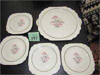 Platter and Plates Set