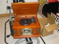 Turntable, CD, Cassette, AM/FM Radio with Remote