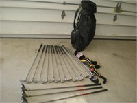 10 Taylormade Irons & Daiwa Golf Bag