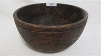 Old wooden sppon carved out bowl