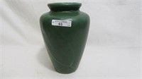 Early Zane pottery vase w/ banana leaf design