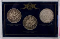 Coin 3 Morgan Silver Dollars1881-O, 1896-O, 1901-O