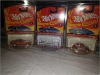 3 NOC Hot Wheels Classics Die Cast Cars
