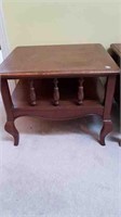 WOOD END TABLE