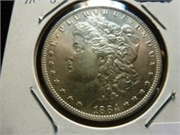 1884 - O US Morgan Silver Dollar