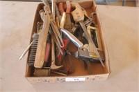 Box of assorted tools