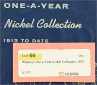 Whitman One a Year Nickel Collection 1913 to Date: