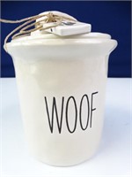 Ceramic Dog Treat Cannister