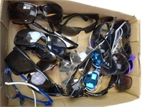 Large Lot of Assorted Sun & Safety Glasses