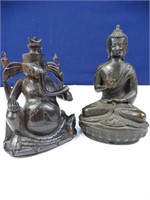 Pair of Hindu Statues