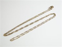 10K Yellow Gold Fancy Twisted Rope Necklace Chain