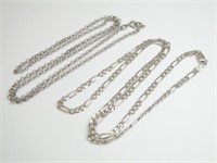 Pair of 925 Silver Necklace Chains