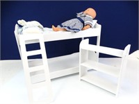 Toy Bunk with Doll