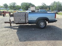 Truck box trailer