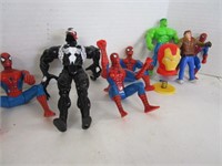 Spider man figurines
