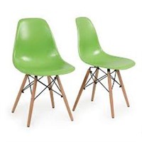 TOTAL OF 2 PLASTIC SHELL CHAIR(NOT ASSEMBLED)