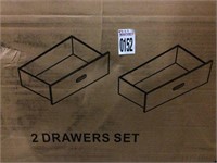 2 DRAWER SET ONLY (NOT ASSEMBLED)