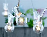 BRIGHTOWN CLEAR GLOBE STRING LIGHTS