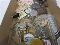 Treasure lot; buttons, jewelry, & more
