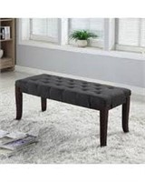 ROUNDHILL FURNITURE OTTOMAN BENCH(NOT ASSEMBLED)