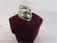 Neat spoon ring; made from a real spoon