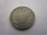 Coin; 1911 V Nickel