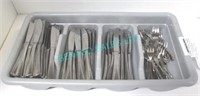 LOT, CUTLERY BIN W/ APPROX 133 PCS, ASST KNIVES