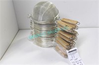 LOT, 30 PCS, NEW JR 8" D STRAINERS