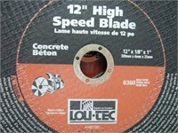 Neuf – 10 Blades abrasives LOUTEC
12’’ x 1/8’’ x