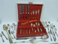 W.A. Rogers Oneida Flatware and Chest