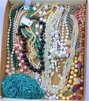 Jewelry Lot Mainly Beads Necklaces Vintage