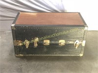 Antique Leather Top Trunk