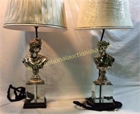 His & Hers Maitland Smith Lamps