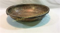 Large Copper Bowl 24x20x5