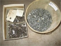 2 containers of upholstery tacks