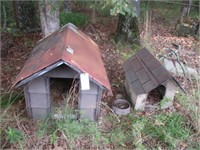 2 dog houses