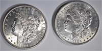 1888 & 1887 CH BU MORGAN DOLLARS