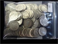 LOT OF 96 ROOSEVELT SILVER DIMES