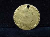 1793 GREAT BRITAIN GUINEA GOLD COIN