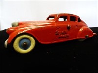 1930'S ARCADE CAST IRON SILVER ARROW SEDAN