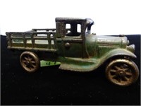 1930'S ARCADE CAST IRON STAKE TRUCK