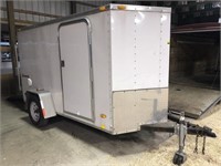 2011 Look 6x10 V-nose enclosed trailer, 2” ball,