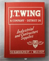 J.T. WING & COMPANY DETROIT Catalog No. 58