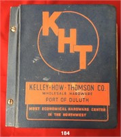 KELLEY-HOW-THOMSON HARDWARE DULUTH, catalog