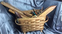 Basket of spools and looms