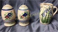 Old handpainted japan shakers some cracks with