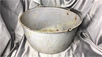 Large 16x8” Gray graniteware pot