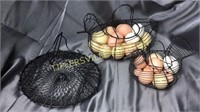 3 egg baskets